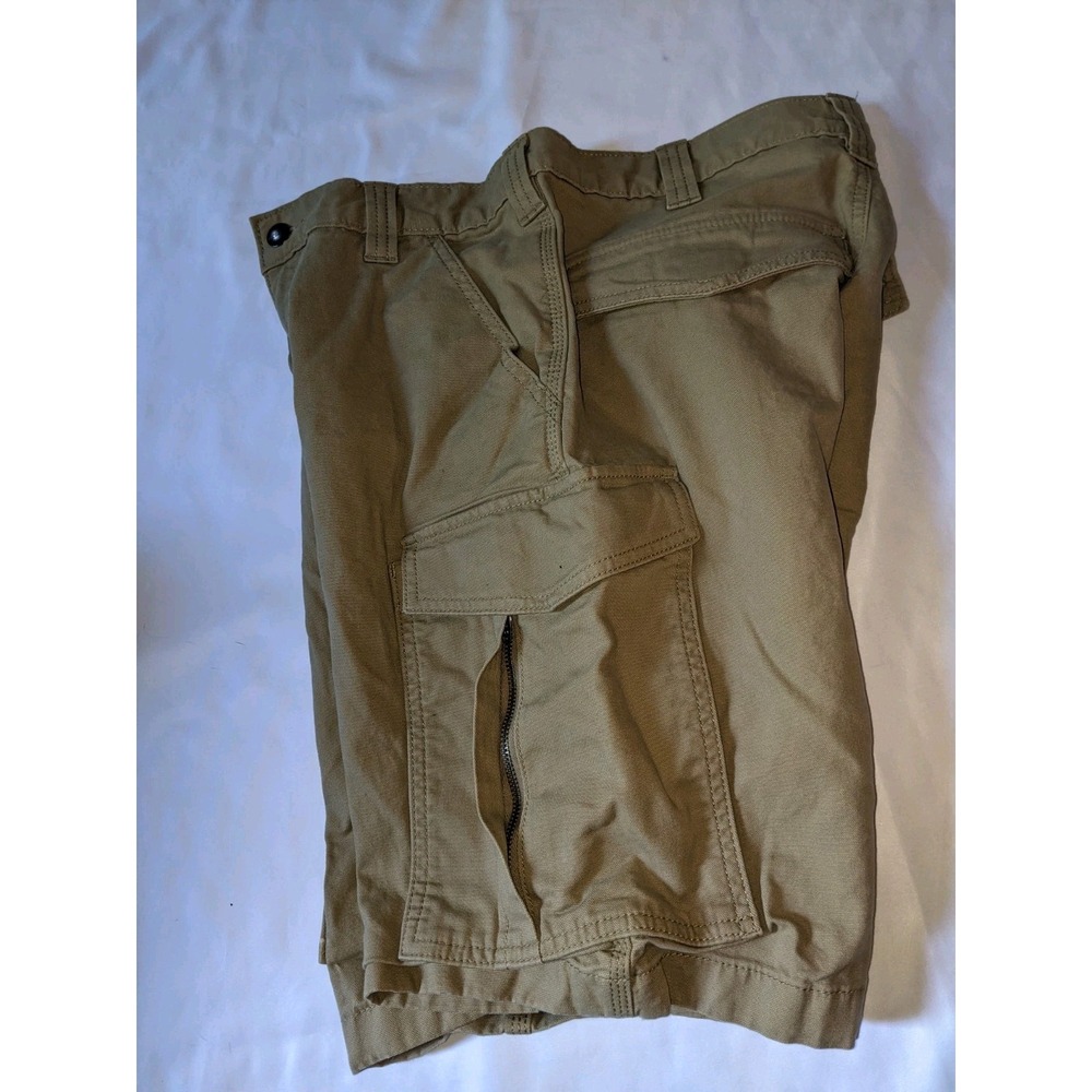 Carhartt Shorts Relaxed Fit Size 32 Tan Pockets Cargo Shorts - Picture 8 of 16